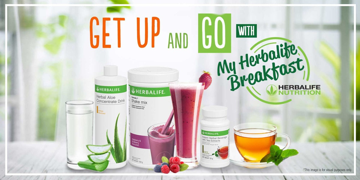 Try the Herbalife Breakfast for a quick en healthy start of the day!